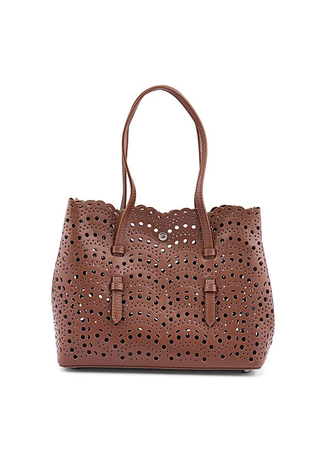 كابلي Women’s Woven Tote Bag Set